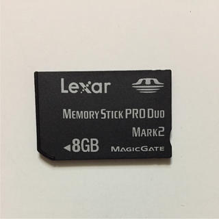 レキサー(Lexar)のレキサー lexar  メモリースティック PRO DUO 8GB(コンパクトデジタルカメラ)