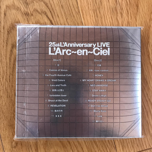 L'Arc～en～Ciel(ラルクアンシエル)の25th L'Anniversary LIVE ラルクアンシエル 初回限定盤 エンタメ/ホビーのCD(ポップス/ロック(邦楽))の商品写真