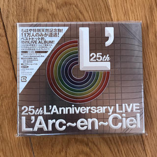 ラルクアンシエル(L'Arc～en～Ciel)の25th L'Anniversary LIVE ラルクアンシエル 初回限定盤(ポップス/ロック(邦楽))