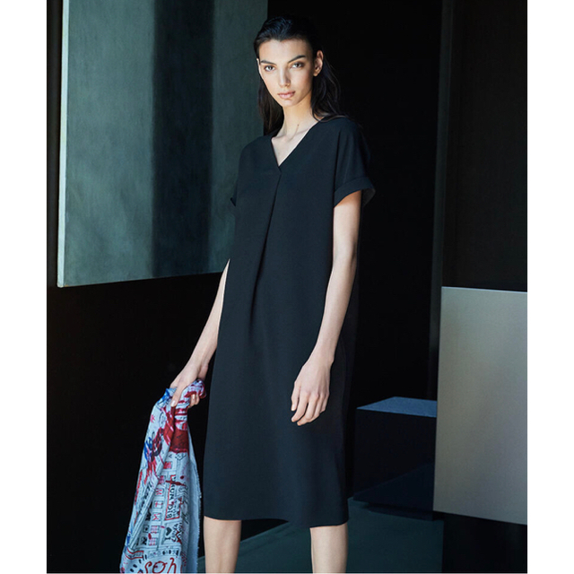 theory luxe DOUBLE WEFT ウォッシャブル ワンピース レディース