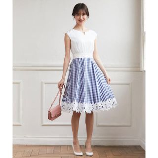 トッコ(tocco)のtocco closet♡ギンガムチェックワンピース(ひざ丈ワンピース)