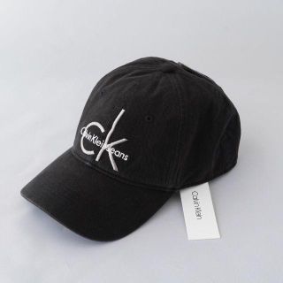 カルバンクライン(Calvin Klein)のCALVIN KLEIN カルバン クライン BLACKデニムキャップ(キャップ)