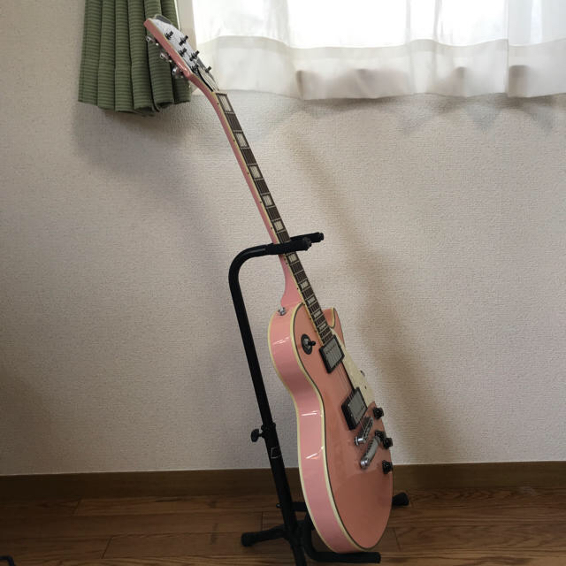 Fernandes(フェルナンデス)のBurny レスポールタイプ ピンク バーニー  楽器のギター(エレキギター)の商品写真