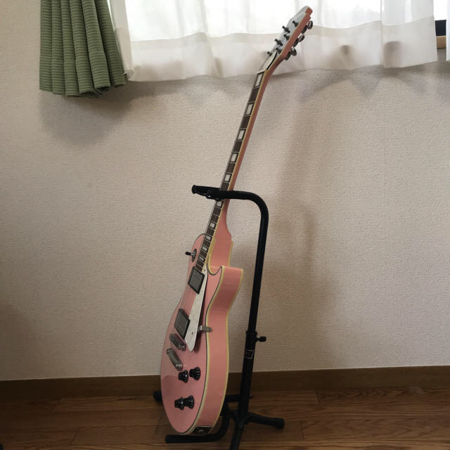 Fernandes(フェルナンデス)のBurny レスポールタイプ ピンク バーニー  楽器のギター(エレキギター)の商品写真