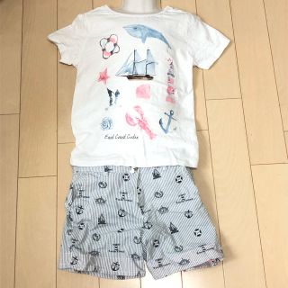 コストコ(コストコ)の（264）コストコ マリン Tシャツ & 半パン 150cm(その他)