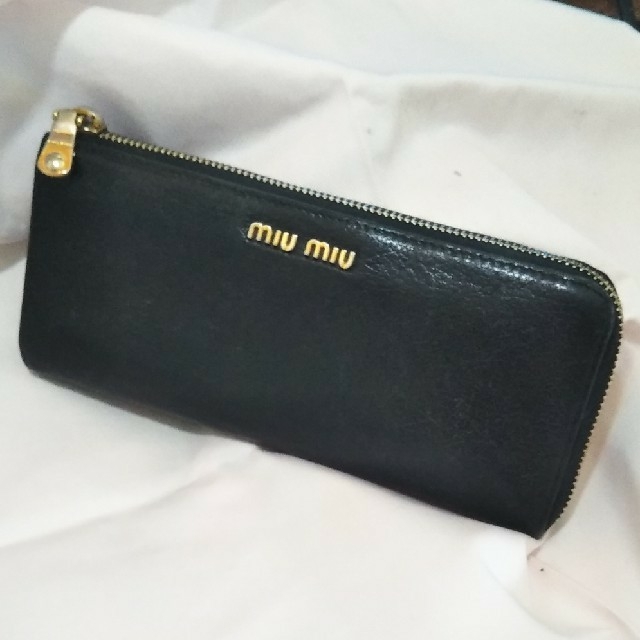 miumiu(ミュウミュウ)のmiumiu.長財布L字ファスナー レディースのファッション小物(財布)の商品写真
