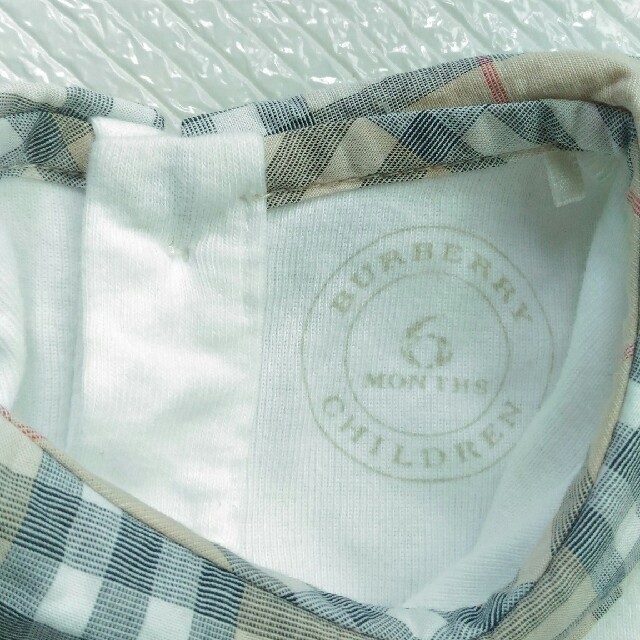 BURBERRY(バーバリー)のBURBERRY　ロンパース(生後6ヶ月) キッズ/ベビー/マタニティのベビー服(~85cm)(ロンパース)の商品写真