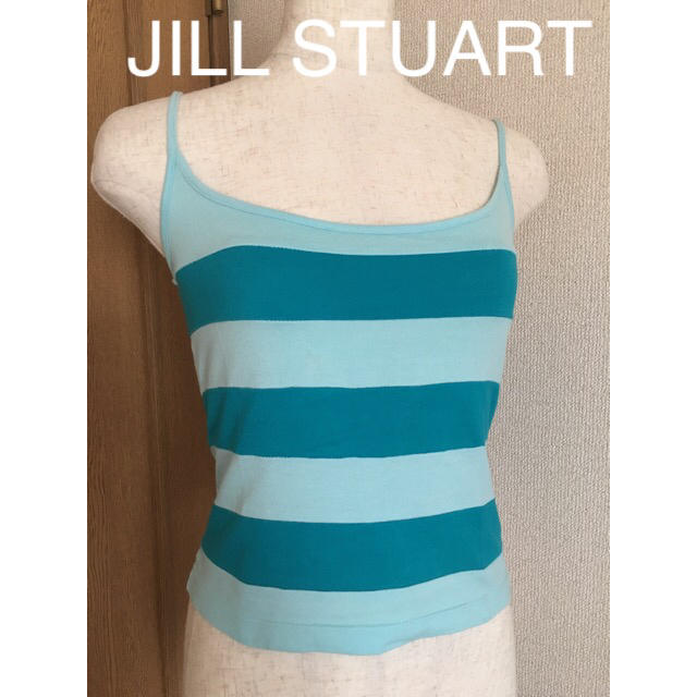 JILLSTUART(ジルスチュアート)のお値下げ！！used♡cute♡ジルスチュアート ボーダーキャミソール レディースのトップス(キャミソール)の商品写真