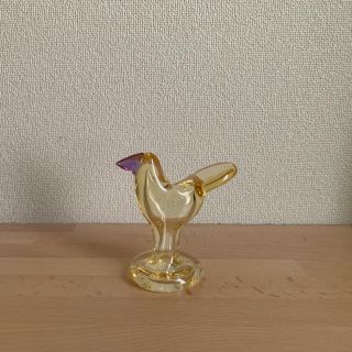 イッタラ(iittala)のscope別注Birds ミニシエッポ脚付 レモン×アメジスト(置物)