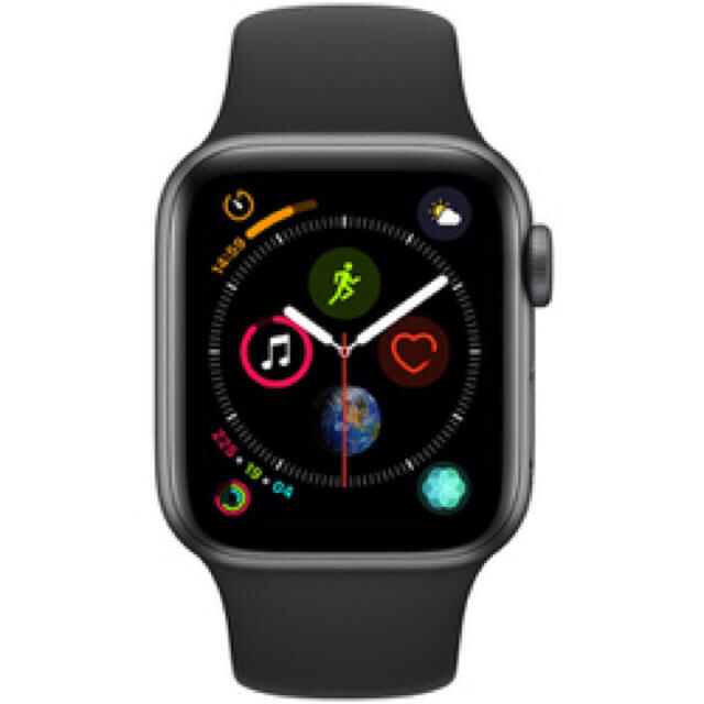 Apple Watch(アップルウォッチ)の新品 ◎Apple Watch Series 4 GPSモデル ◎スペースグレイ メンズの時計(腕時計(デジタル))の商品写真