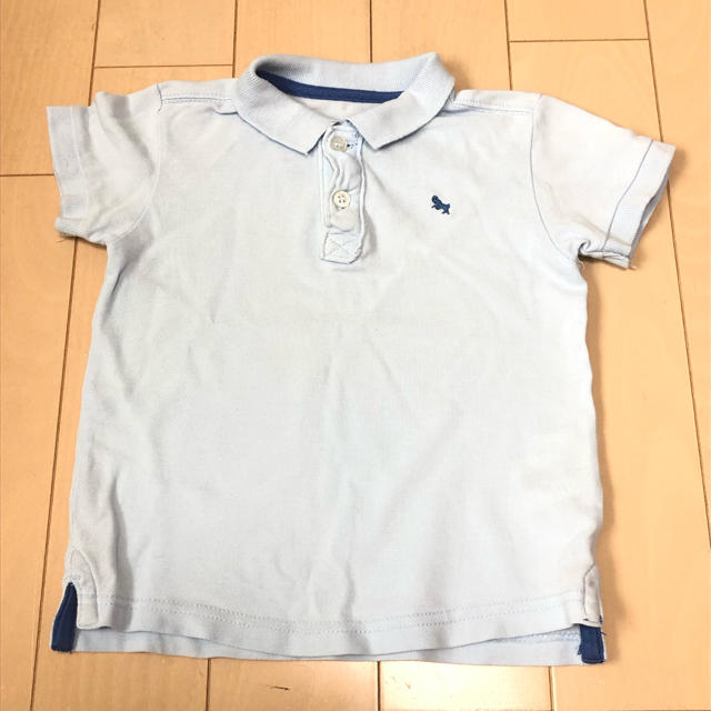 H&M(エイチアンドエム)の（267）H&M ワンポイント ポロシャツ 90cm キッズ/ベビー/マタニティのキッズ服男の子用(90cm~)(Tシャツ/カットソー)の商品写真