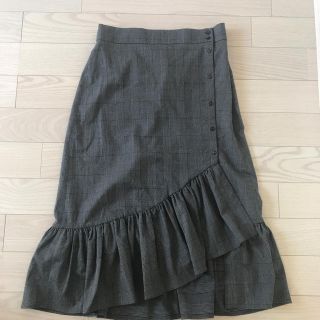 ザラ(ZARA)の安室奈美恵着用  ZARA  チェックスカート(ロングスカート)