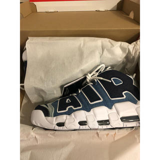 ナイキ(NIKE)のnike air more uptempo denim モアテン  デニム(スニーカー)