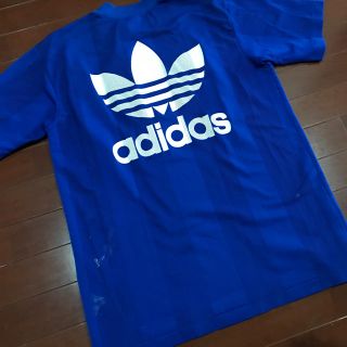 アディダス(adidas)のadidas バックロゴ メッシュ サイズ  Ｏ ユーズド  (Tシャツ/カットソー(半袖/袖なし))