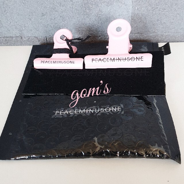 PEACEMINUSONE PMO BULLDOG CLIP #12 PINK