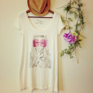 リエンダ(rienda)のrienda☆Tシャツワンピ(Tシャツ(半袖/袖なし))