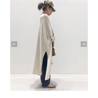 アパルトモンドゥーズィエムクラス(L'Appartement DEUXIEME CLASSE)のアパルトモン GOOD GRIEF! cotton linen カーディガン(カーディガン)