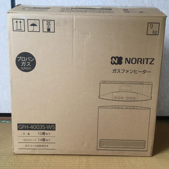 NORITZ - ガスファンヒーター ノーリツ GFH-4003S-W5 LPガス用の通販 ...