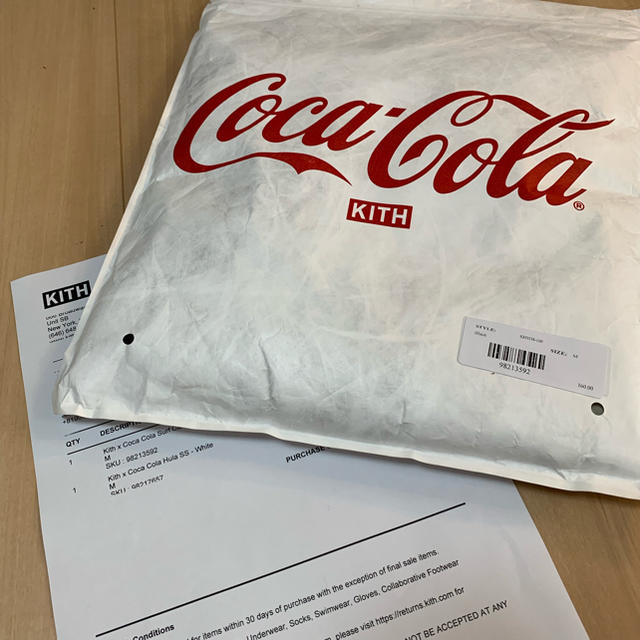 コカ・コーラ(コカコーラ)のkith x coca cola sarf camp callar shirt メンズのトップス(シャツ)の商品写真