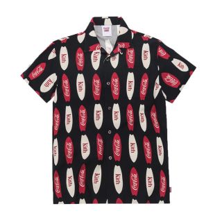 コカコーラ(コカ・コーラ)のkith x coca cola sarf camp callar shirt(シャツ)