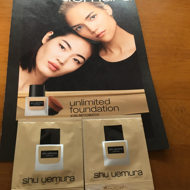 shu uemura(シュウウエムラ)のshu uemura ファンデーション サンプル コスメ/美容のベースメイク/化粧品(ファンデーション)の商品写真