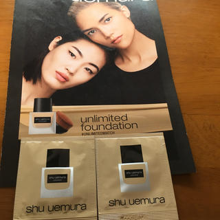 シュウウエムラ(shu uemura)のshu uemura ファンデーション サンプル(ファンデーション)