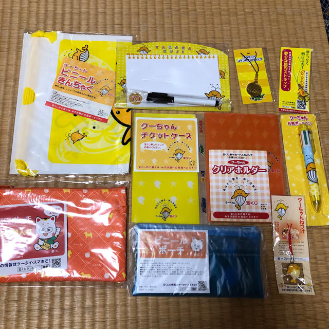宝くじ 景品 クーちゃんグッズなど 10点セットの通販 by ノコノコ's