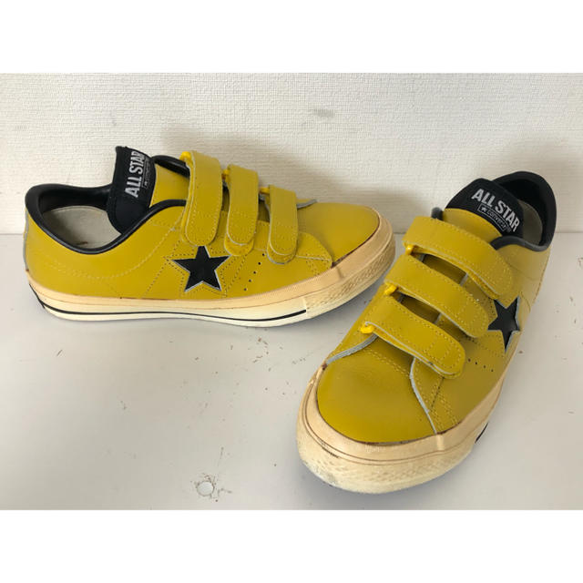 CONVERSE(コンバース)のコンバース/ベルクロ/レザー/ワンスター/マスタード/24cm/日本製/90年代 メンズの靴/シューズ(スニーカー)の商品写真