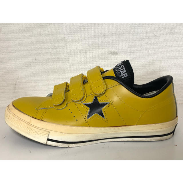 CONVERSE(コンバース)のコンバース/ベルクロ/レザー/ワンスター/マスタード/24cm/日本製/90年代 メンズの靴/シューズ(スニーカー)の商品写真