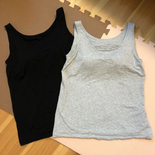 UNIQLO - ユニクロ スーピマコットンブラタンクトップ 2枚組の通販|ラクマ