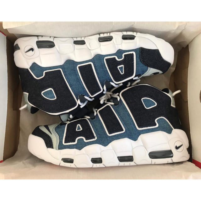 新品 NIKE AIR MORE UP モアアップテンポ デニム モアテン