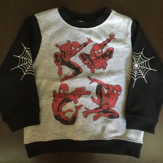 マーベル(MARVEL)のスパイダーマン キッズ用トレーナー Marvel マーヴェル 100cm(Tシャツ/カットソー)