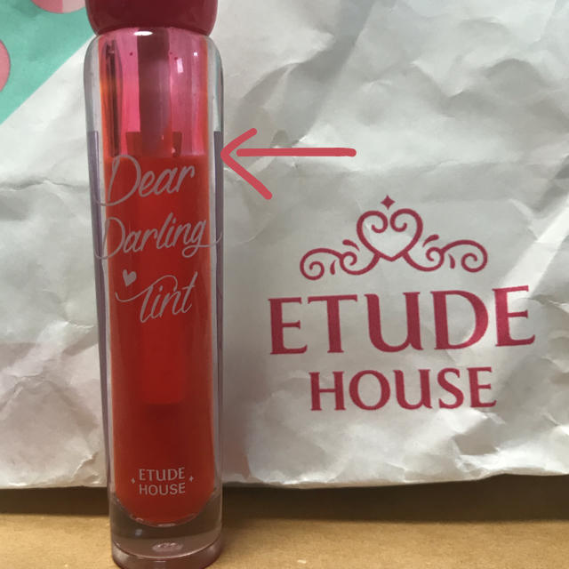 ETUDE HOUSE(エチュードハウス)のディアダーリン ウォータージェルティント 8/31まで値下げ コスメ/美容のベースメイク/化粧品(リップグロス)の商品写真