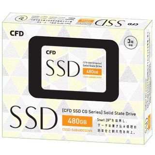 バッファロー(Buffalo)のCFD 480GB SSD(PCパーツ)