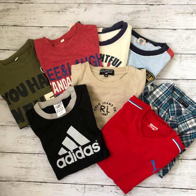 adidas(アディダス)の【おまとめ売り】男の子 130サイズ 夏物 Tシャツ & ハーフパンツ（追加有） キッズ/ベビー/マタニティのキッズ服男の子用(90cm~)(その他)の商品写真