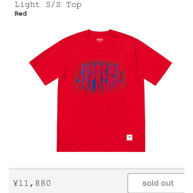 supreme light teeシャツ 定価以下