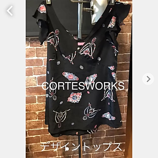 CORTES WORKS(コルテスワークス)のコルテスワークス☆デザイントップス レディースのトップス(カットソー(半袖/袖なし))の商品写真