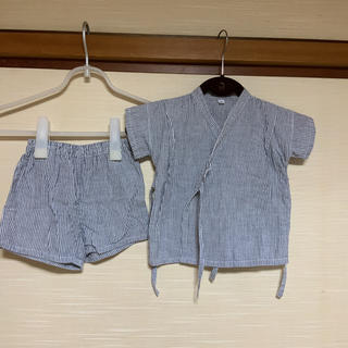 ムジルシリョウヒン(MUJI (無印良品))の甚平 浴衣 シンプル 無印良品 80(甚平/浴衣)