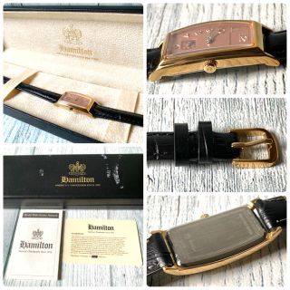 【美品】HAMILTON ハミルトン 腕時計 アードモア スモセコ ピンク