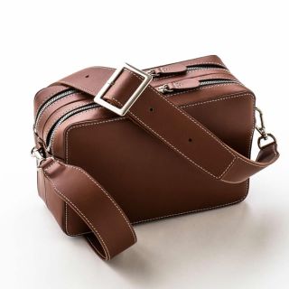 ドゥーズィエムクラス(DEUXIEME CLASSE)のYONFA＊完売 square shoulder (brown)(ショルダーバッグ)