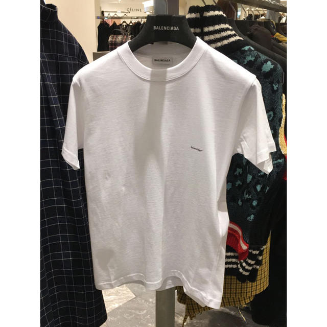 100%正規品【バレンシアガ】ロゴ Tシャツ 白 xs