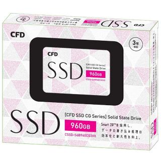 バッファロー(Buffalo)のCFD 960GB SSD(PCパーツ)