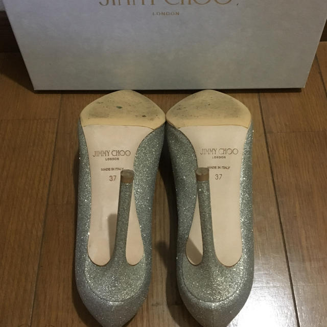 ジミーチュウ JIMMY CHOO グリッターパンプス