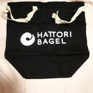 新品  HATTORI BAGEL  黒巾着(ポーチ)