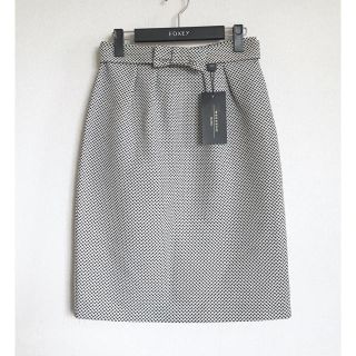 マックスマーラ(Max Mara)の紙タグあり✨MaxMaraリボンベルトスカート38(ひざ丈スカート)