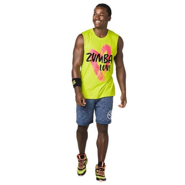 Zumba(ズンバ)の正規品　新品　未使用　ZUMBA　ズンバ　ノースリーブ　イエロー　M/L レディースのトップス(Tシャツ(半袖/袖なし))の商品写真