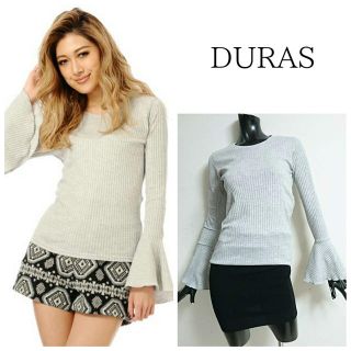 デュラス(DURAS)のDURAS＊リブTOPS(カットソー(長袖/七分))