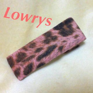 ローリーズファーム(LOWRYS FARM)のレオパードヘアクリップ(バレッタ/ヘアクリップ)