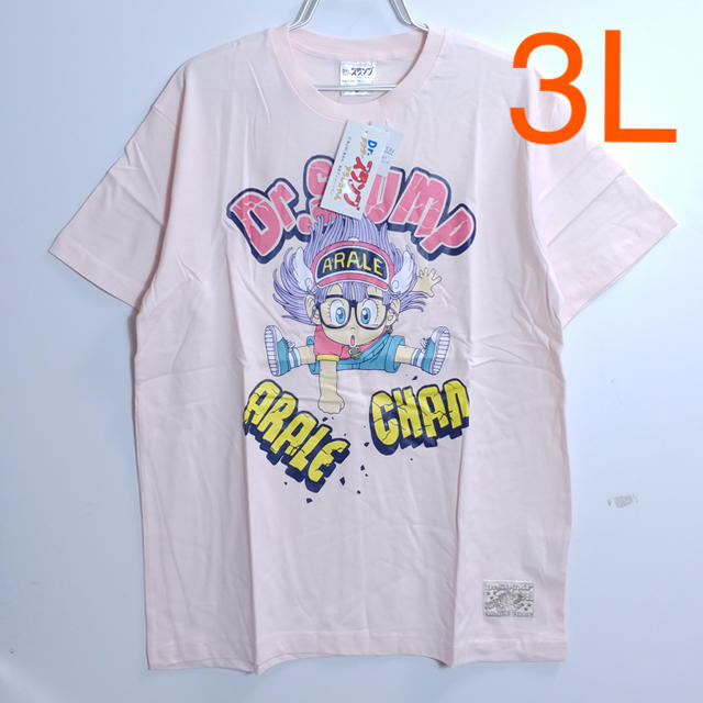 《新品》drスランプ・アラレちゃん☆3Lビッグサイズ☆半袖Tシャツ・ピンク♪ メンズのトップス(Tシャツ/カットソー(半袖/袖なし))の商品写真