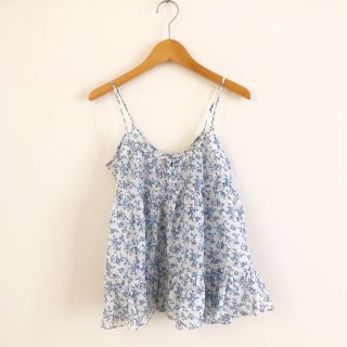 ザラ(ZARA)のZARA 小花柄 キャミブラウス(シャツ/ブラウス(半袖/袖なし))